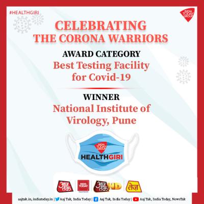 Healthgiri Awards 2020 For Best Testing Facility For Covid 19 Goes To National Institute Of Virology Pune